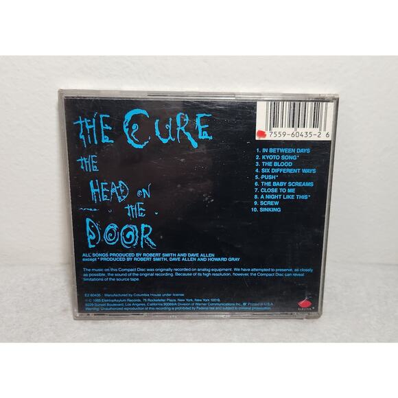 The Cure The Head On The Door Tested CD Elektra 1985 Pre-owned - Picture 2 of 4